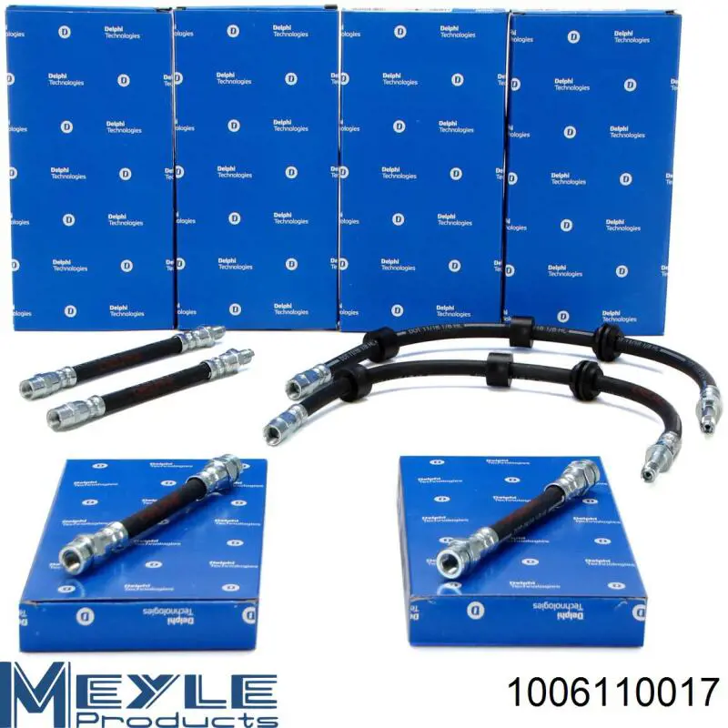 Latiguillos de freno delantero 010039 Cautex
