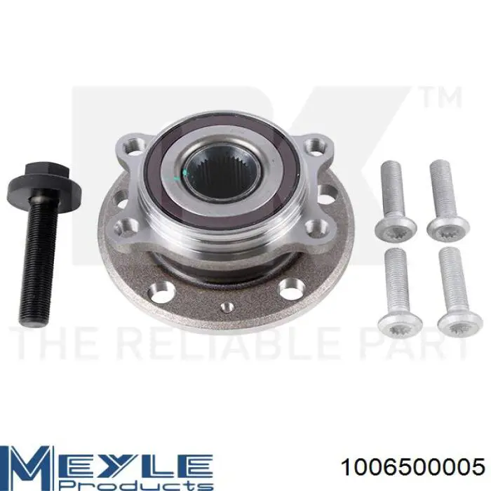 Buje de rueda delantero 1006500005 Meyle