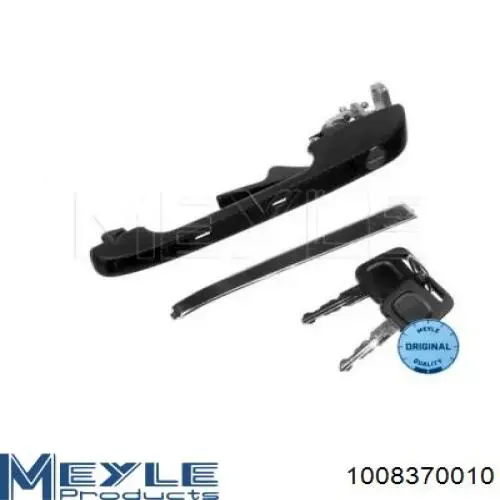 Manija exterior izquierda de puerta delantera 443837205C VAG