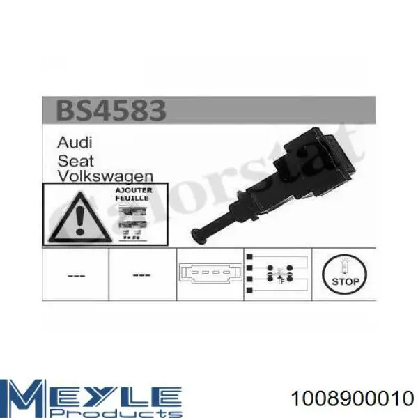 Interruptor luz de freno Febi 33012