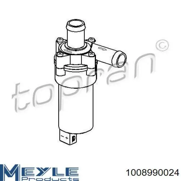 Bomba de agua, adicional eléctrico para Volkswagen LT (2DX0FE)