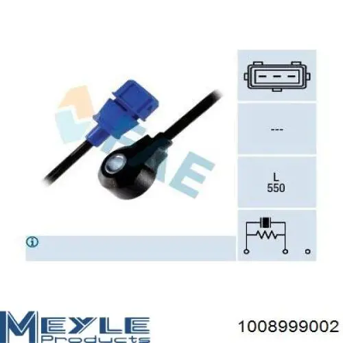 Sensor de detonaciones Volkswagen Passat 3A5, 351, 315