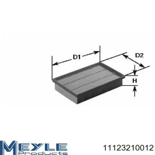 FA1367 Bremsi Filtro de aire de motor