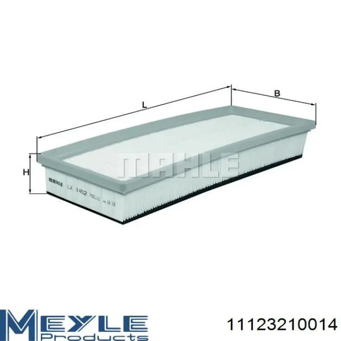 Filtro de aire Peugeot 206 2A/C