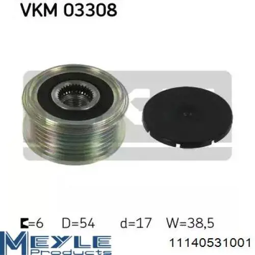 Comprar ACA300700 Open Parts Rueda libre del alternador