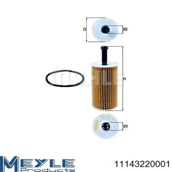 Filtro de aceite motor Peugeot/Citroen 1109R6