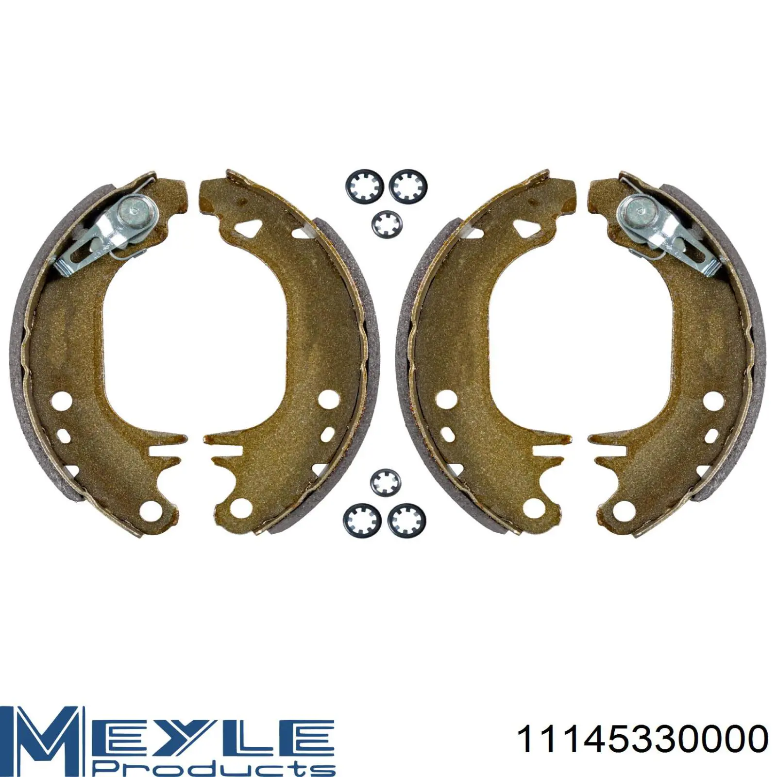 Zapatas de freno traseras Peugeot/Citroen 00004241L3