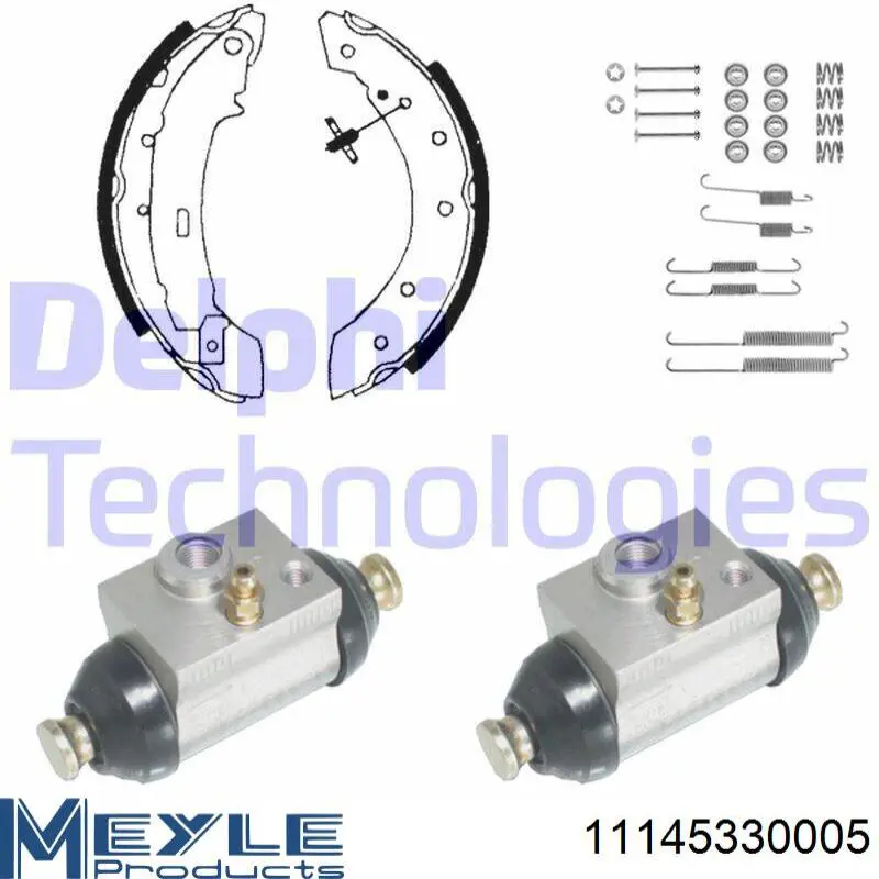 0986487823 Bosch Zapatas de freno de tambor traseras