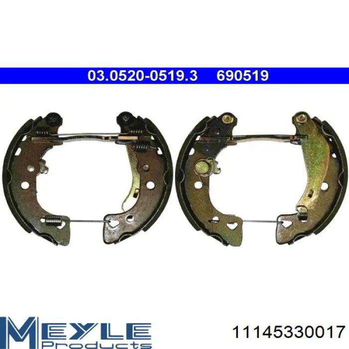 Comprar BSA206000 Open Parts Zapatas de freno