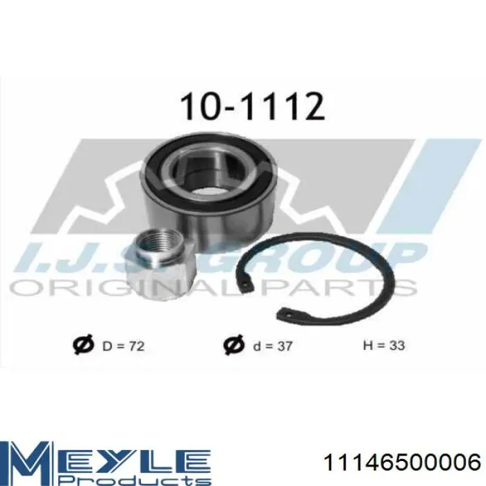 Cojinete de rueda delantero Dayco KWD1025 precio, desde 18,32 EUR