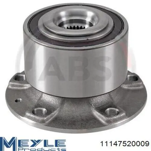 Cubo de rueda trasero 9819074780 Peugeot/Citroen