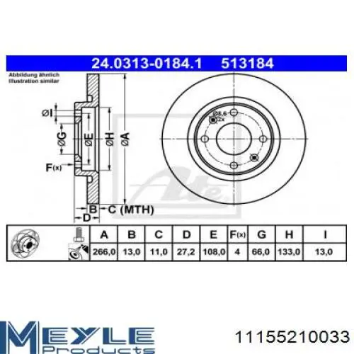 Comprar E169020 Peugeot/Citroen Freno de disco delantero