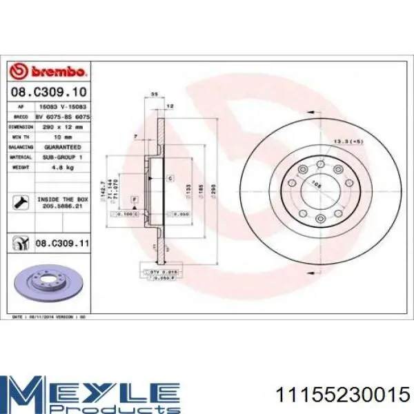 Frenos traseros Blue Print ADT343318