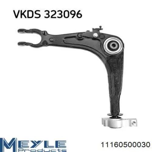 Brazo inferior derecho de la suspensión delantera 9663980780 Peugeot/Citroen
