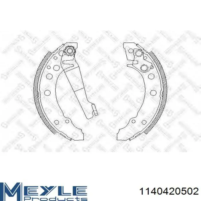 Zapatas de freno de tambor traseras VAG 191609528 precio, desde 16,92 EUR