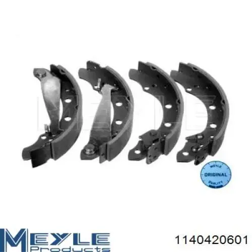 Zapatas de freno traseras Meyle 1140420601