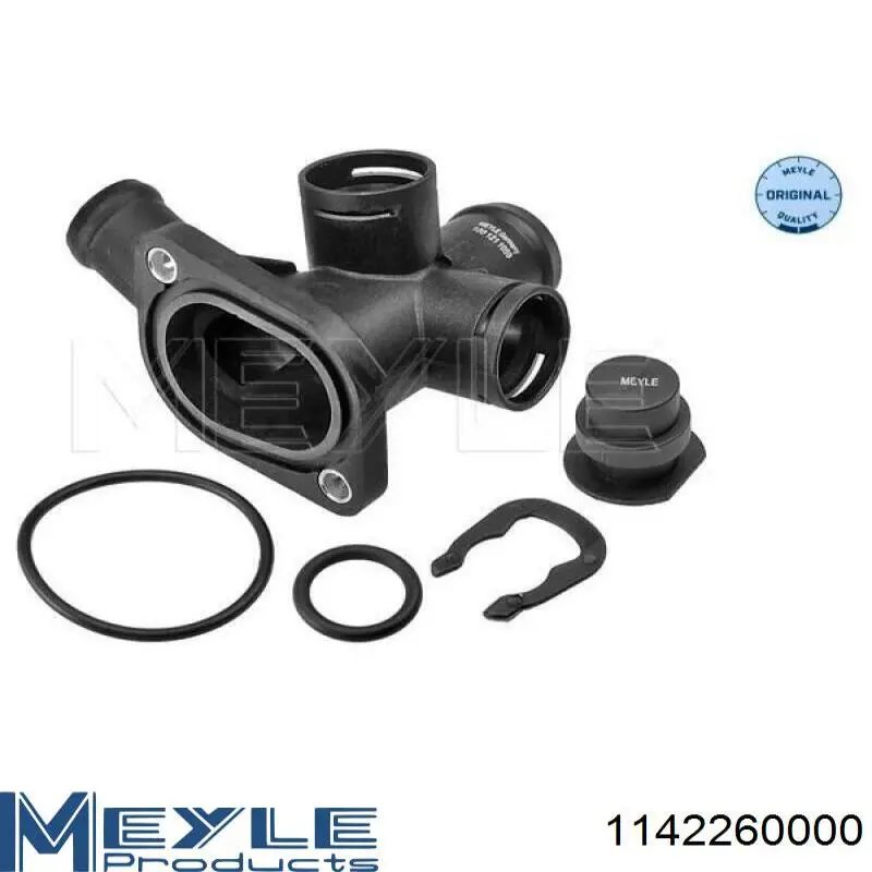 Brida del sistema de refrigeración (triple unión) 1142260000 Meyle