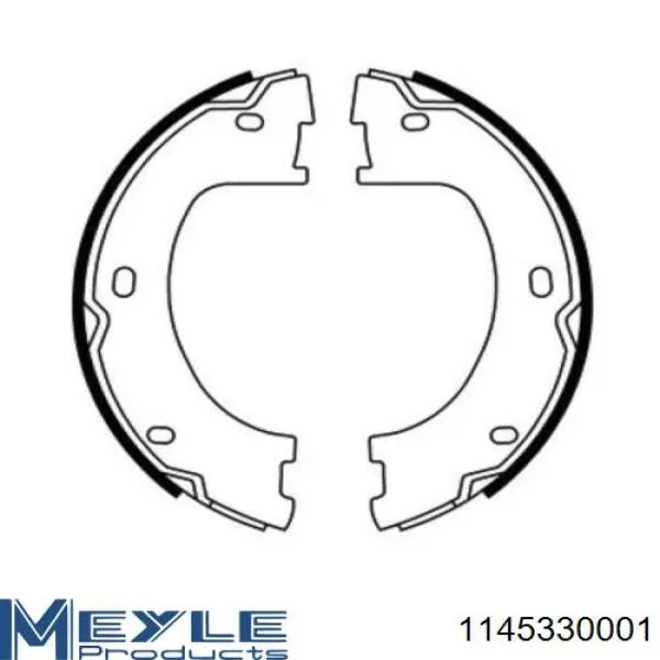 Zapatas de freno de mano Mercedes A9064200420 precio, desde 38,40 EUR