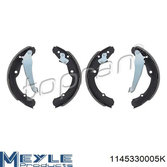 Zapatas de freno traseras VAG 1J0698525