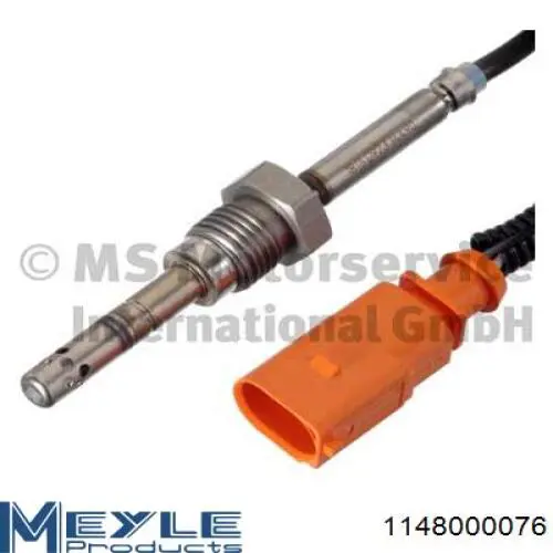 1148000076 Meyle sensor de temperatura, gas de escape, después de filtro hollín/partículas