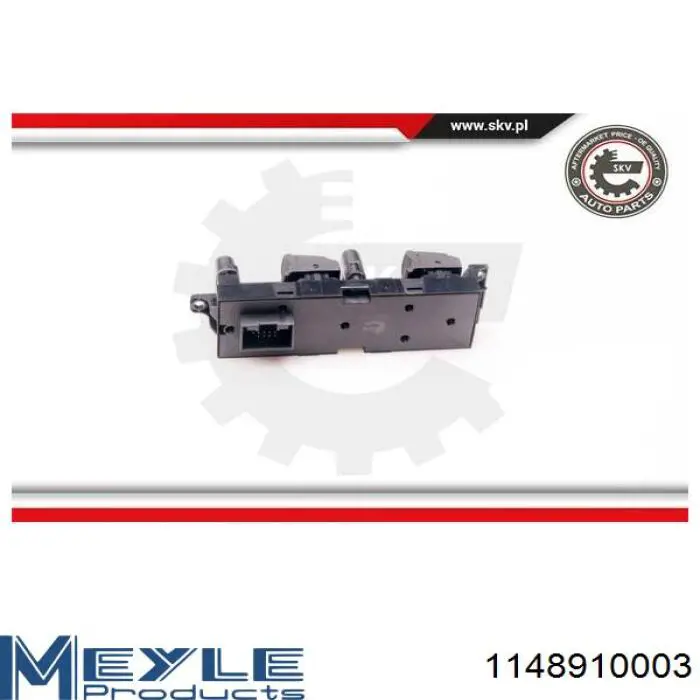 Interruptor de elevalunas delantera izquierda 50980010 Magneti Marelli