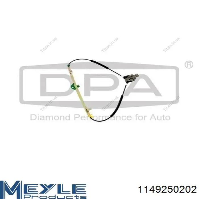 Mecanismo de elevalunas, puerta delantera derecha Audi 80 82