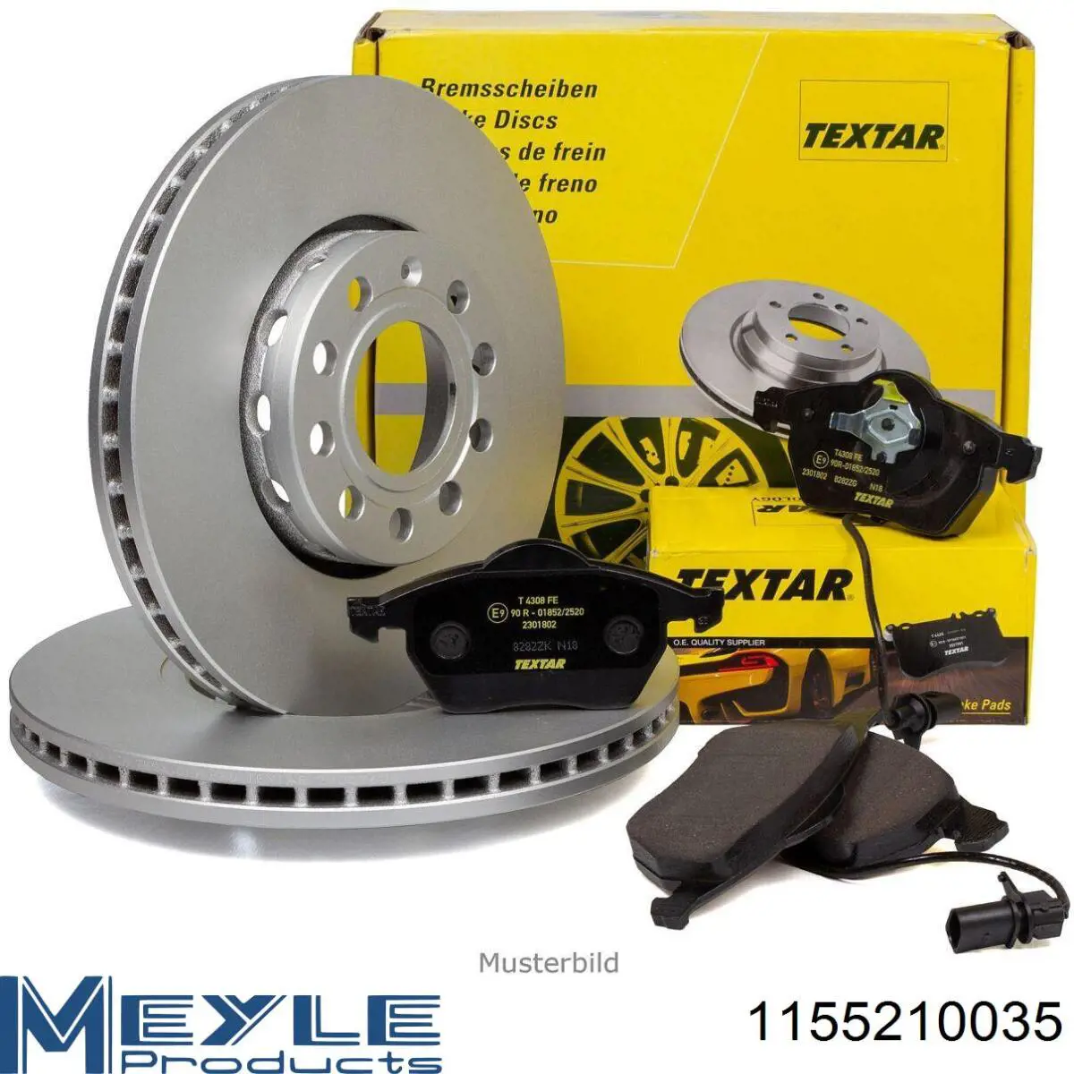 Disco de freno 1155210035 Meyle