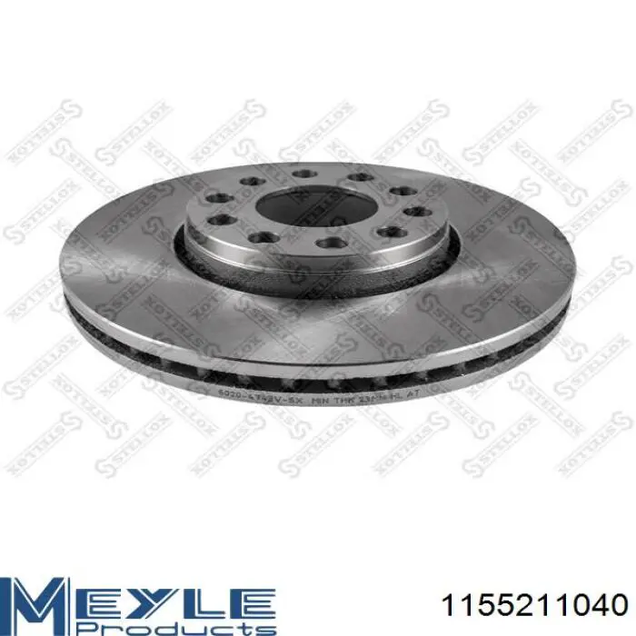 Disco de freno 1155211040 Meyle