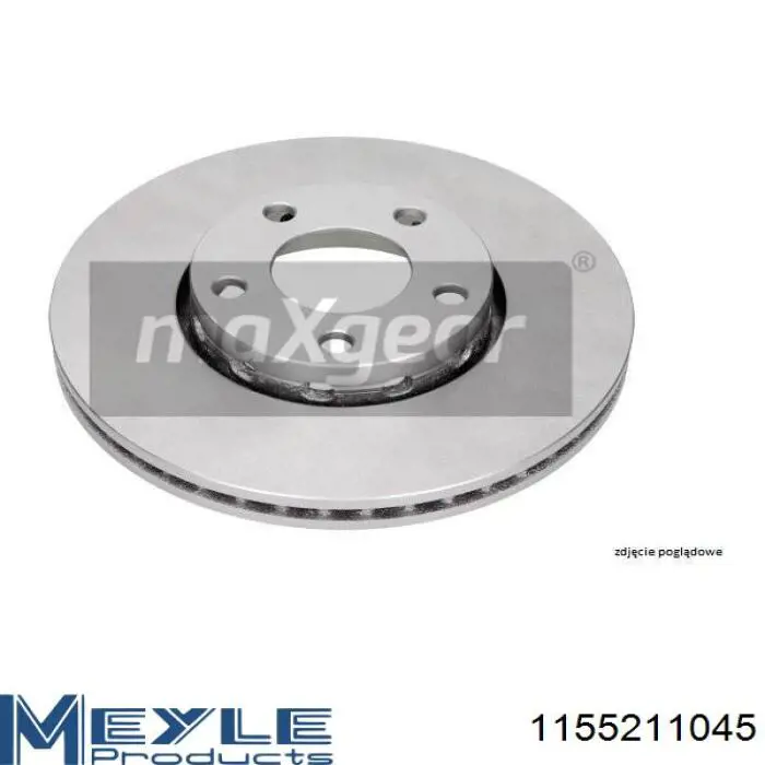 Freno de disco delantero Volkswagen Caddy 2 9K9