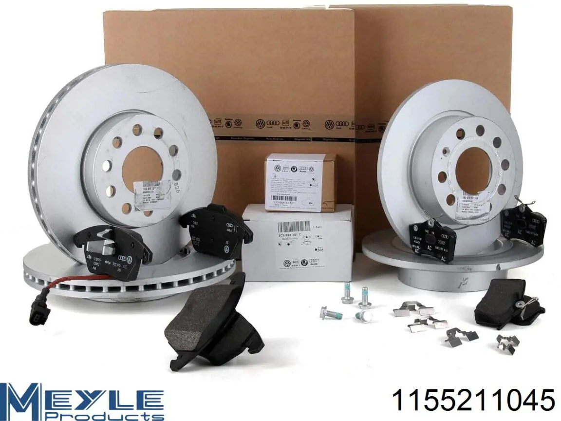 Freno de disco delantero Volkswagen Caddy 2 9K9