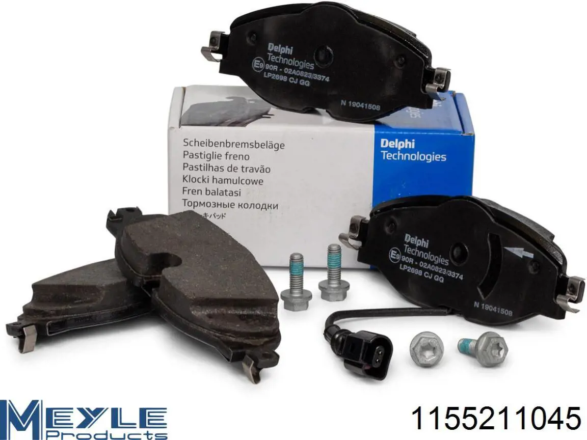 Freno de disco delantero Volkswagen Caddy 2 9K9