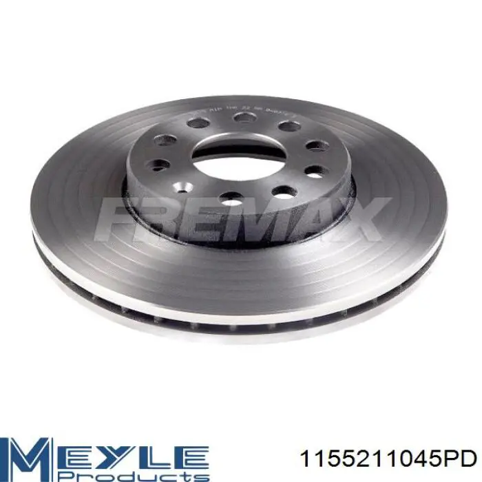 Freno de disco delantero Volkswagen Caddy 2 9K9