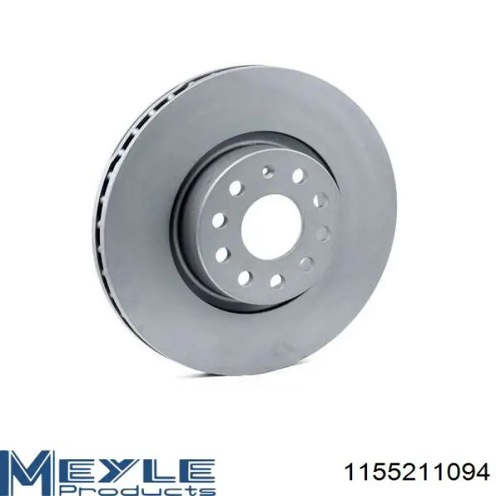 Disco de freno 1155211094 Meyle