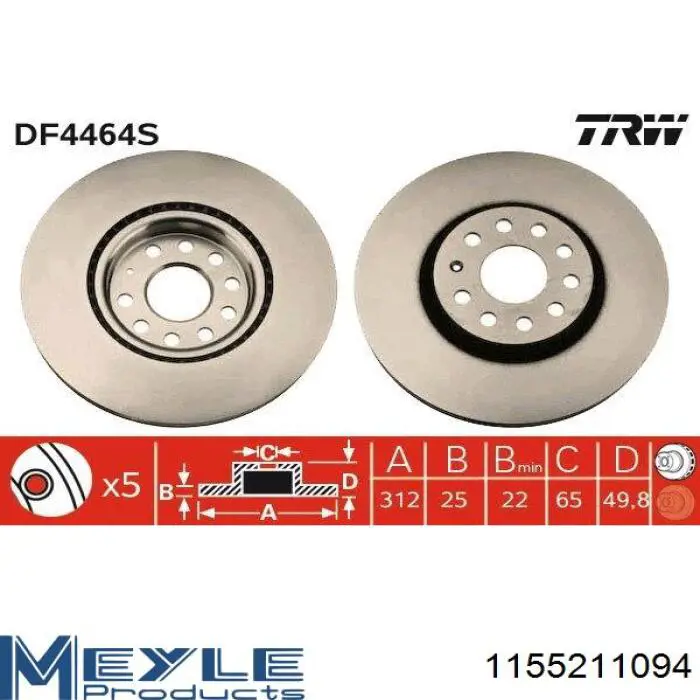 ROTINGER Set Di 2 Dischi Freno Posteriori Con Rivestimento Anticorrosione Graphite Line – RT 21786-GL – Per Auto (292x16mm)