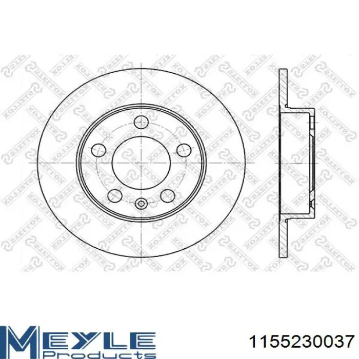 Comprar 1050156 AYD Disco de freno trasero