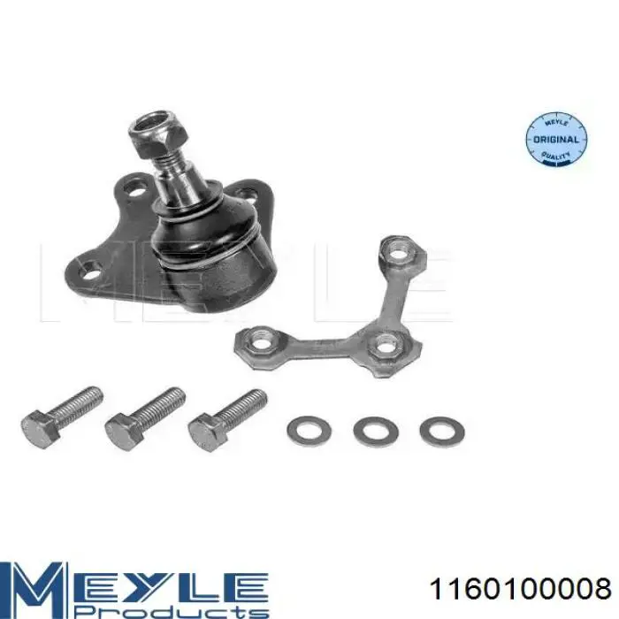 Comprar 1160100008 Meyle Rótula de suspensión inferior derecha