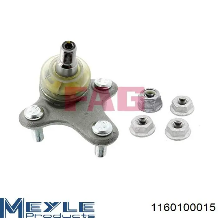 Rótula de suspensión inferior izquierda Meyle 1160100015 precio, desde 23,43 EUR