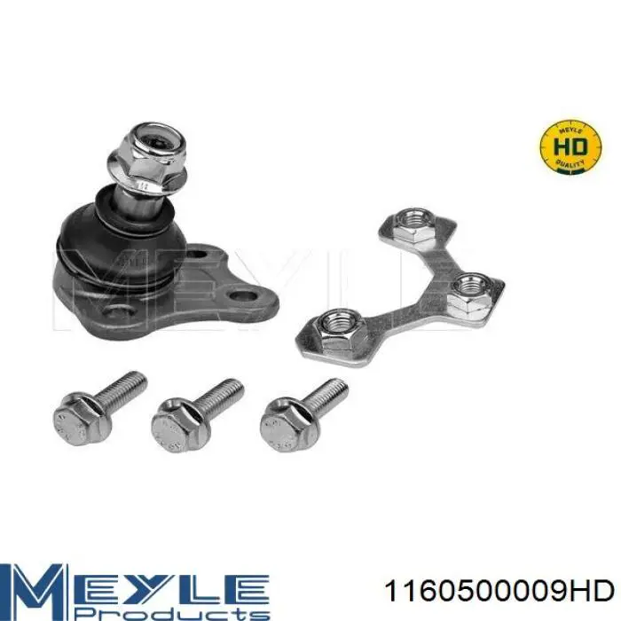Brazo inferior izquierdo de la suspensión delantera 1160500009HD Meyle
