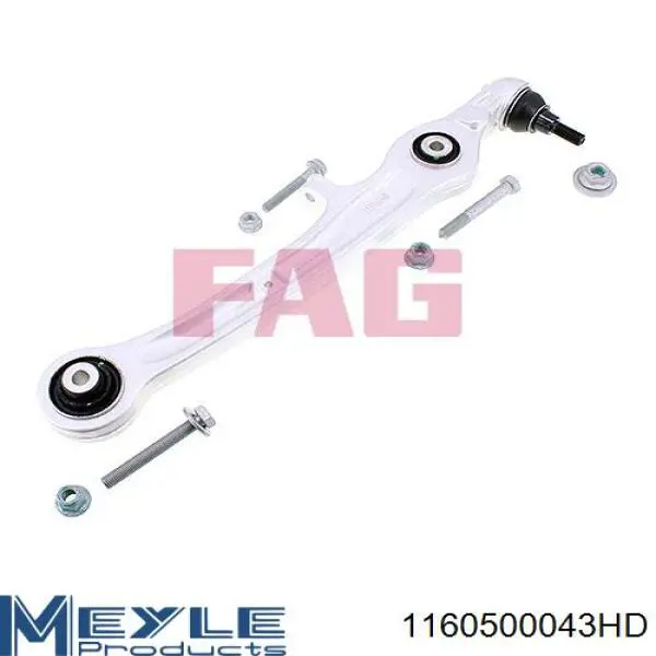 Brazo inferior izquierdo/derecho de suspensión delantera 4F0407151 VAG