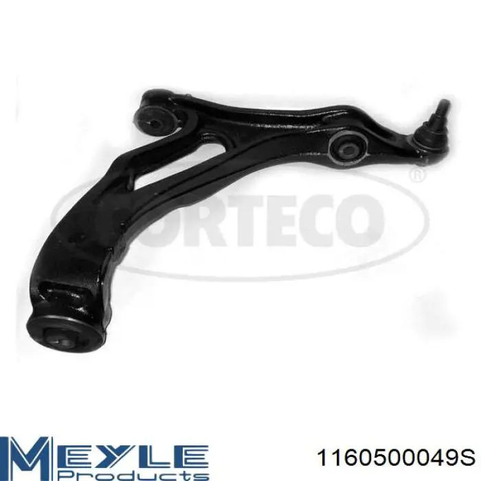 Brazo inferior izquierdo de la suspensión delantera S060347 GSP