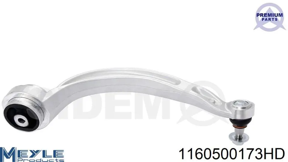 Brazo inferior derecho de la suspensión delantera 1160500173HD Meyle