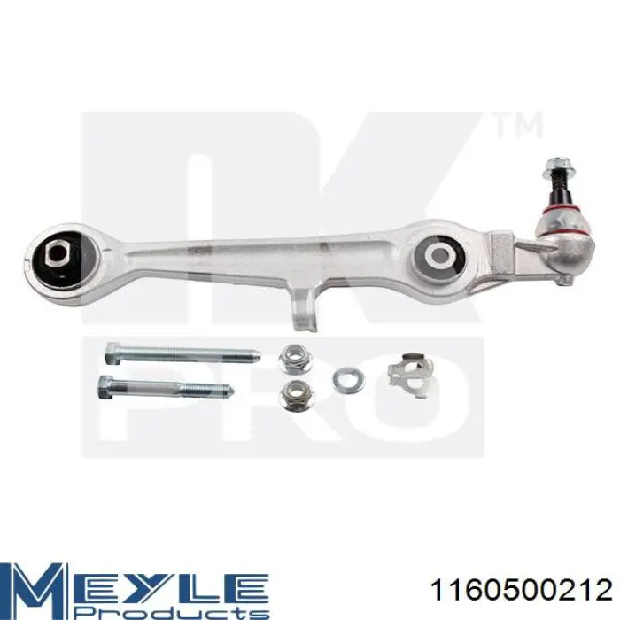 Brazo inferior izquierdo/derecho de suspensión delantera Meyle 1160500212 precio, desde 39,90 EUR