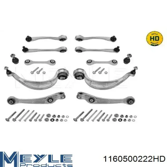 Kit de brazo de suspensión delantera Meyle 1160500222HD precio, desde 426,36 EUR