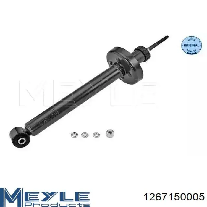 Amortiguador trasero 1267150005 Meyle