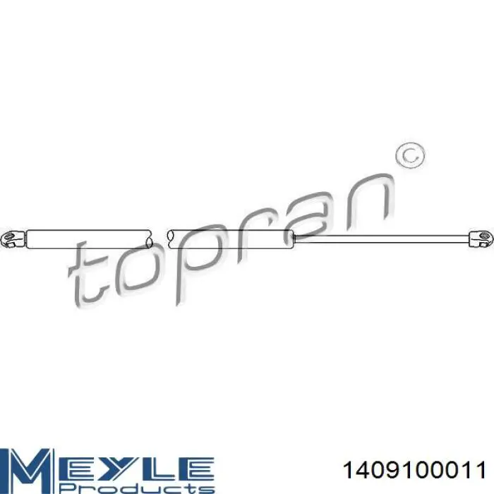 Amortiguadores maletero Volkswagen Transporter T5 (7HA, 7HH, 7EA, 7EH)