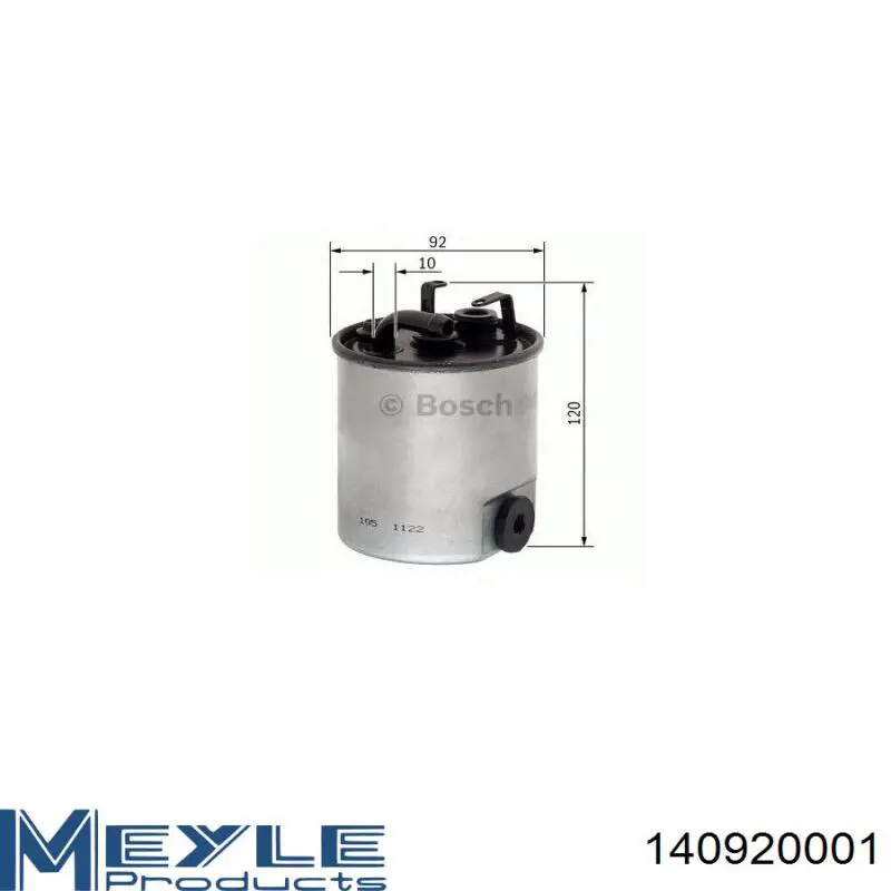 140920001 Meyle filtro combustible