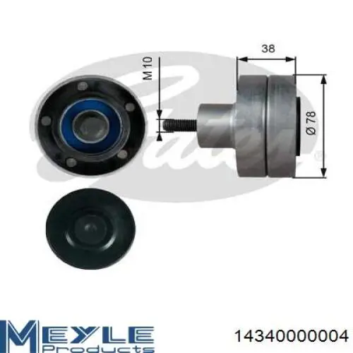 Rodillo tensor INA 532082310