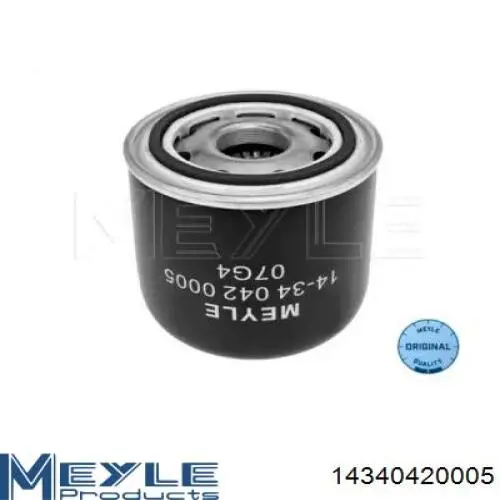 14340420005 Meyle filtro del secador de aire (separador de agua y aceite (CAMIÓN))