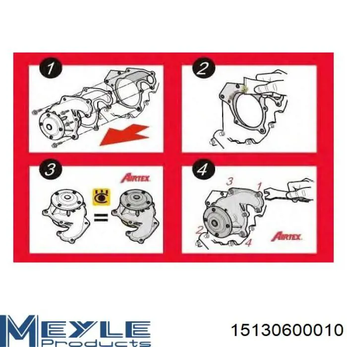 Comprar 15130600010 Meyle Bomba de agua para motor