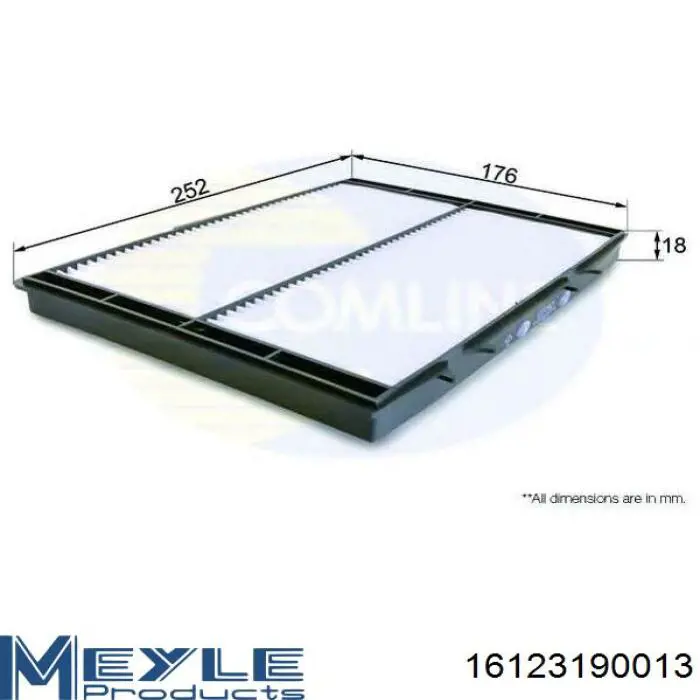 Filtro de polen Open Parts CAF214101